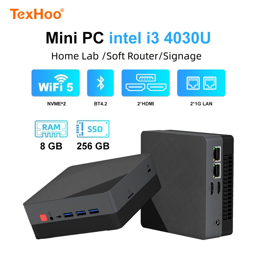 Ram Memory Module - Texhoo MINI PC：Intel Core i3-4030U（第4世代）、8GB RAM、128GB