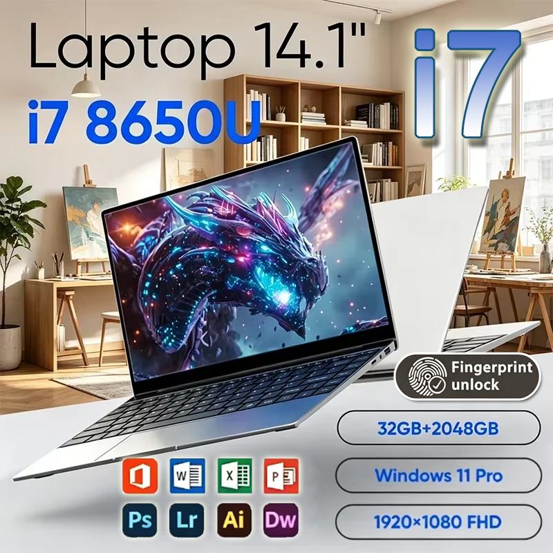 Ddr4 Laptop Ram - ハンディ2026新型ウルトラスリム14.1インチノートパソコン Intel Core i7-8650U Windows 11