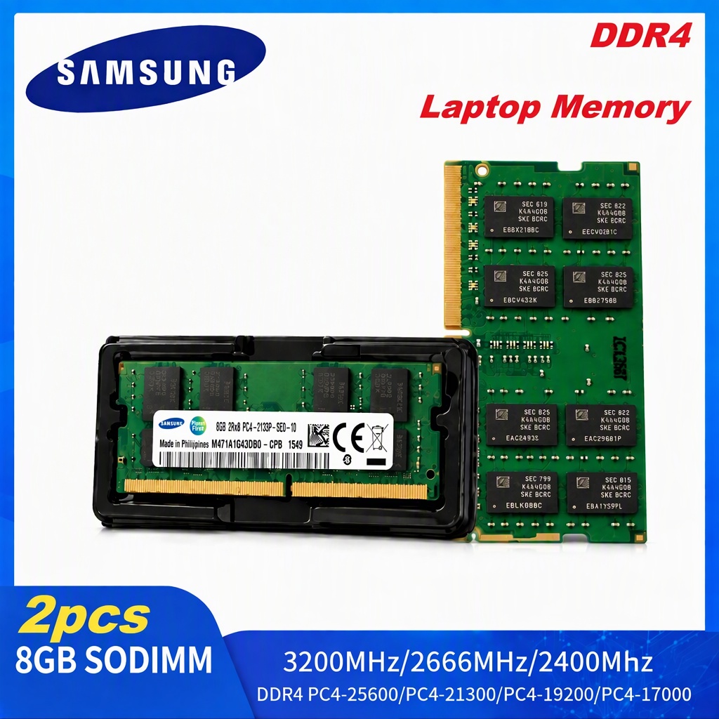 Ddr4 2400Mhz - サムスン製ノートパソコン用RAM、DDR4 8GB SODIMM、1.2V、2133/2400/2666/3200MHz、PC4、マルチタスクやゲームに最適なノートパソコン用メモリ。