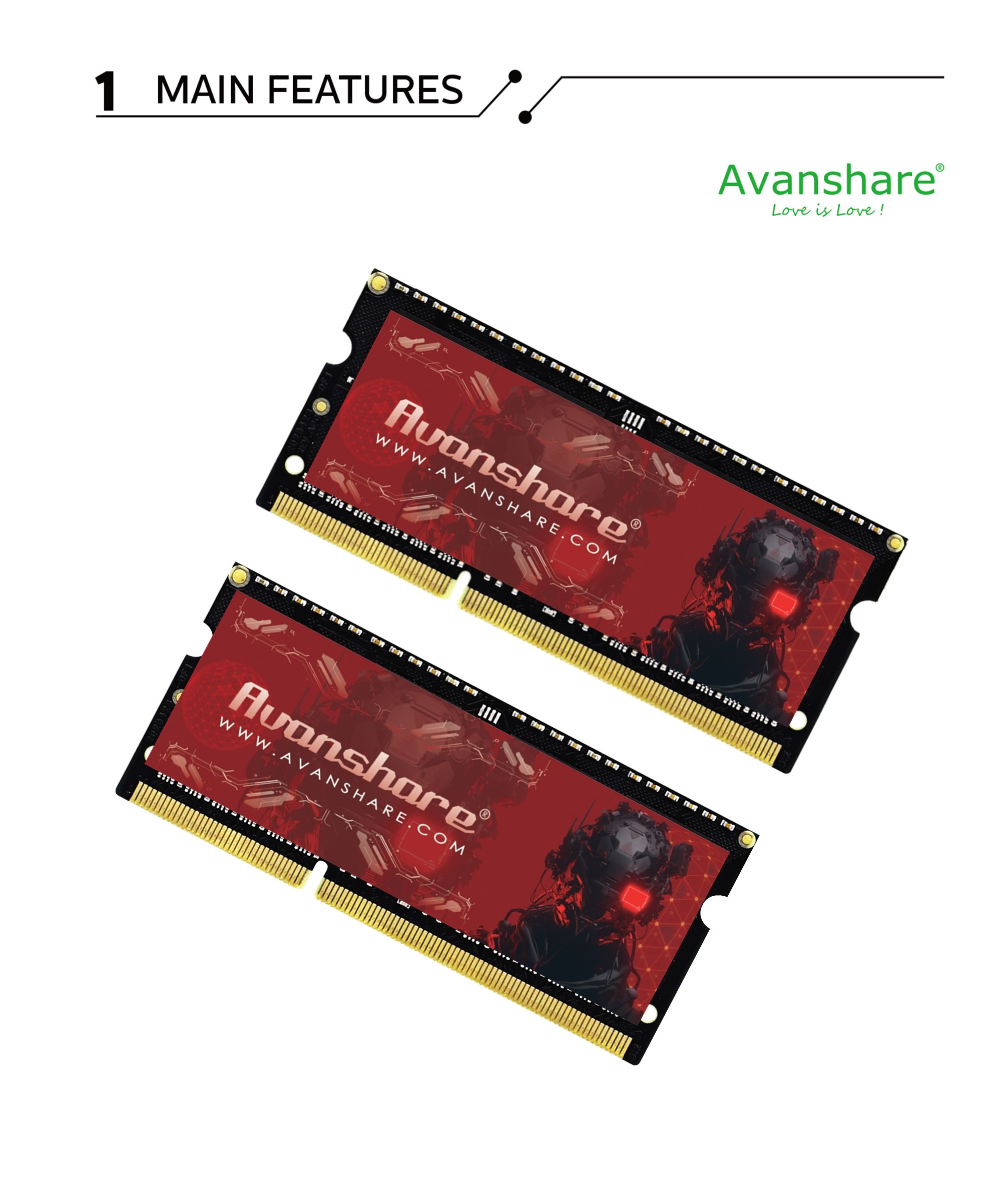 Ddr4 2400Mhz - アヴァンシェア RAMメモリ DDR5 DDR4 DDR3 DDR3L