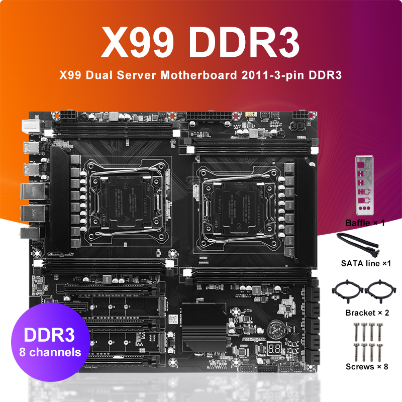 Ecc Ram Server - X99 デュアルソケット Cpu マザーボード Lga2011-3 8xddr3