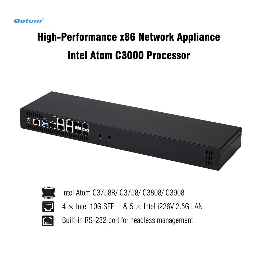 Ddr4 Desktop Ram - Q20300G9 1Uラック - Atom C3000 CPU、4x
