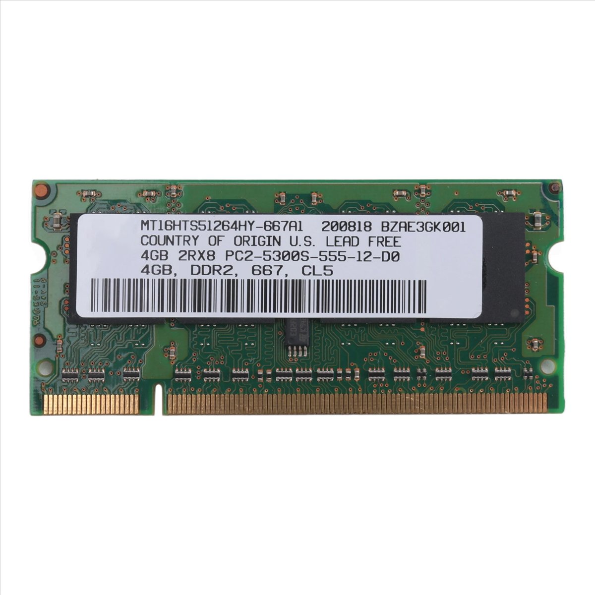 ABAN DDR2 4GB ラップトップ Ram メモリ 6 - Ddr2 Ram のレビューと価格
