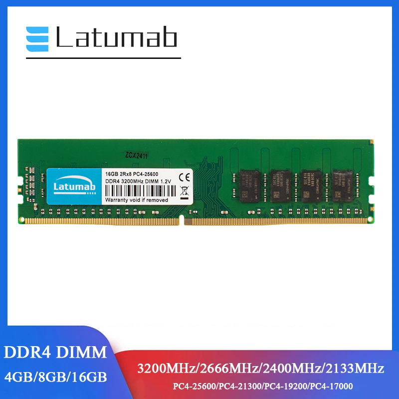 Latumab-デスクトップゲーミングメモリ、ddr4、26 - Ddr4 3200 16Gb のレビューと価格