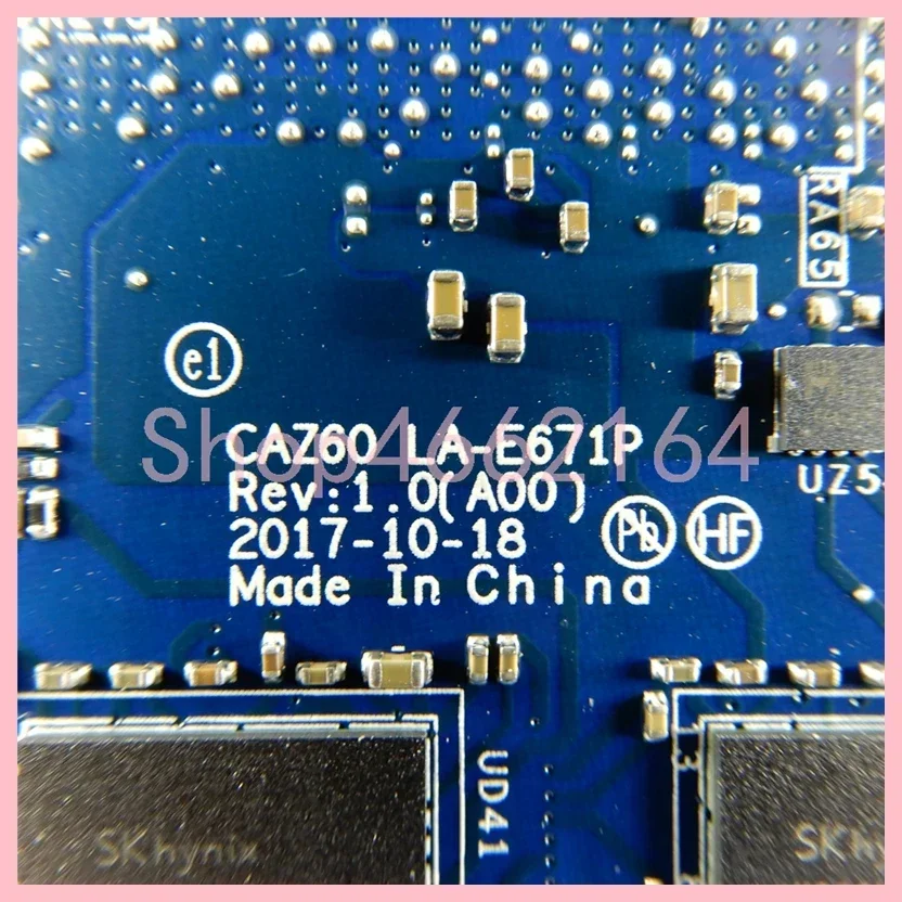 LA-E671P i5-8250U i7-8550U CPU - Ddr4 8Gb のレビューと価格