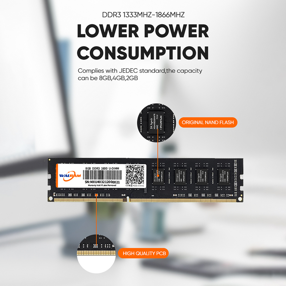 デスクトップRAM, 8GB, 4GB,Walram-DDR - Ecc Ram Server のレビューと価格