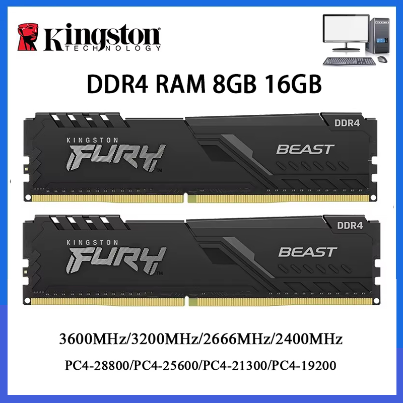 キングストン BEAST RAM DDR4 3200MHz  - Ddr4 2400Mhz のレビューと価格