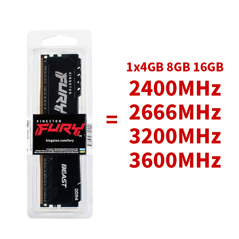 キングストン BEAST RAM DDR4 3200MHz  - Ddr4 2400Mhz のレビューと価格
