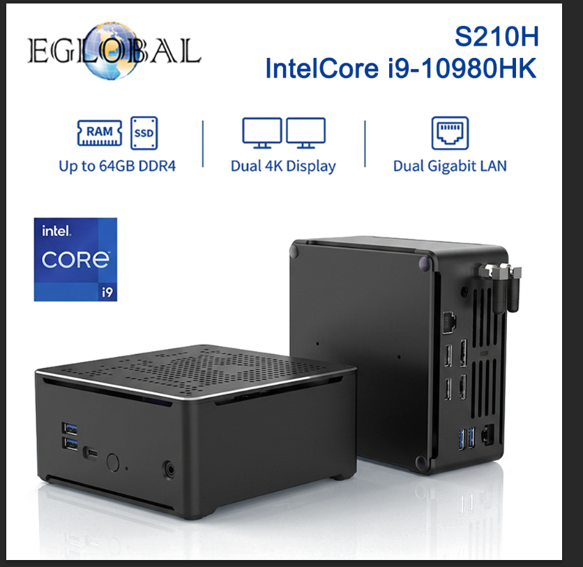 EGLOBAL i9-10980HK ワークステーションミニ - Ecc Ram Server のレビューと価格