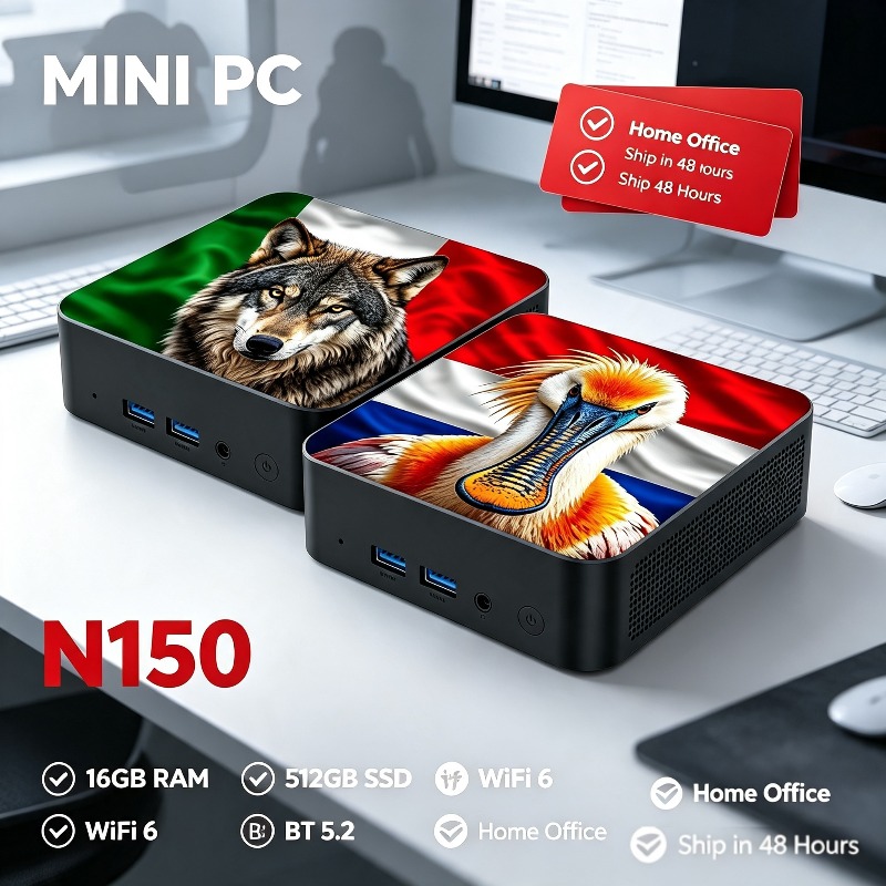 新型ミニPCコンピューター インテルコアN150 16GB  - Ddr3 Ram のレビューと価格